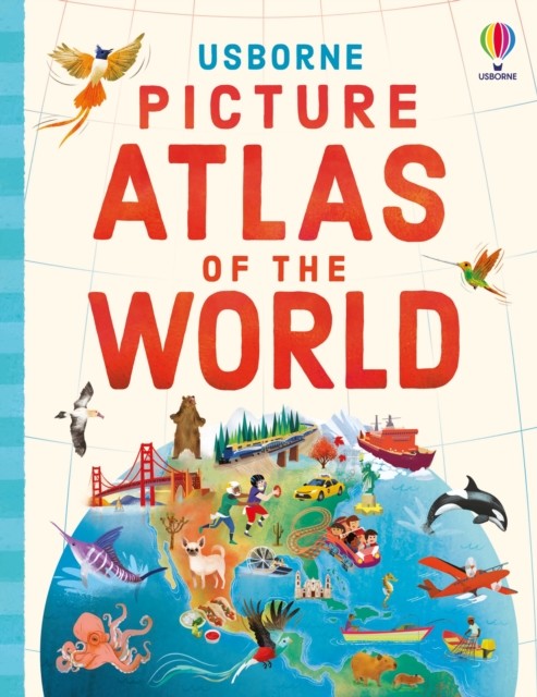 okładka Usborne Picture Atlas of the World książka | Mumbray Tom