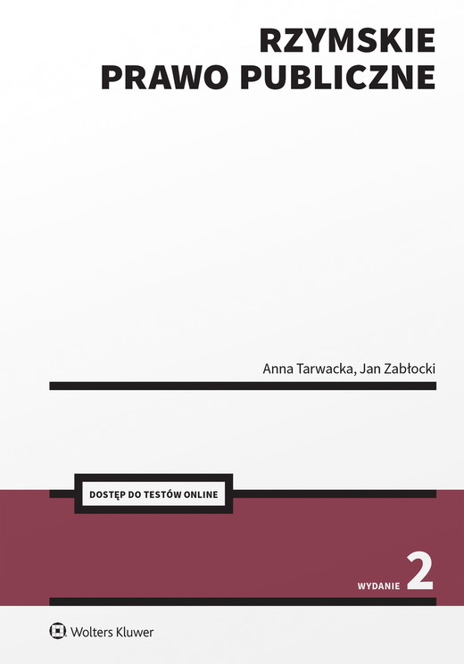 okładka Rzymskie prawo publiczne książka | Anna Tarwacka, Jan Zabłocki