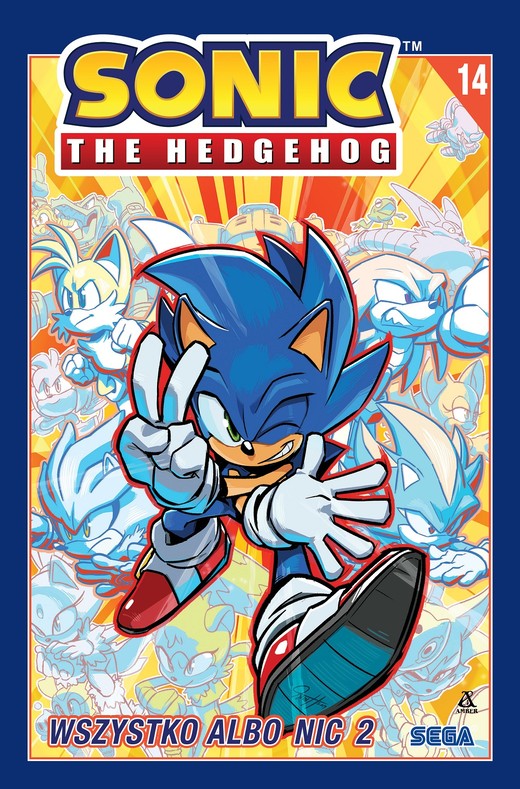 okładka Wszystko albo nic 2. Sonic the Hedgehog. Tom 14 wyd. 2 książka | Adam BryceThomas, Ian Flynn, Tracy Yardley