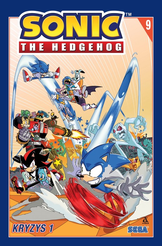 okładka Kryzys 1. Sonic the Hedgehog. Tom 9 wyd. 2 książka | Ian Flynn, Jack Lawrence, Tracy Yardley