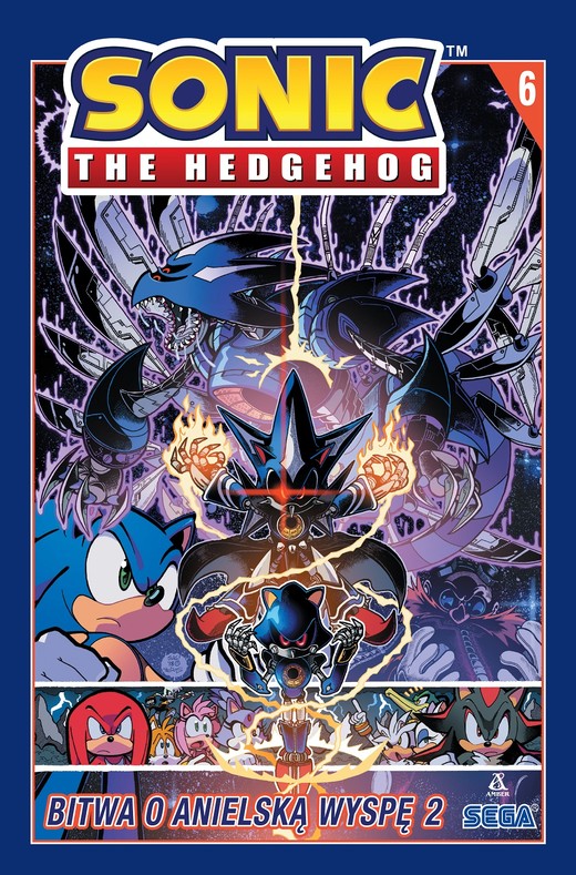 okładka Bitwa o Anielską Wyspę 2. Sonic the Hedgehog. Tom 6 wyd. 2 książka | Adam BryceThomas, Ian Flynn, Tracy Yardley