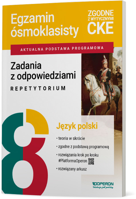 okładka Zadania z odpowiedziami Egzamin ósmoklasisty 2027 Język polski Repetytorium książka | Jolanta Eisner, Ewa Frączek, Agnieszka Willma
