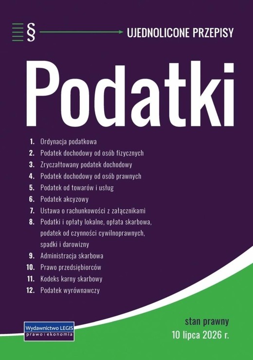okładka Podatki - ujednolicone przepisy książka | Praca Zbiorowa