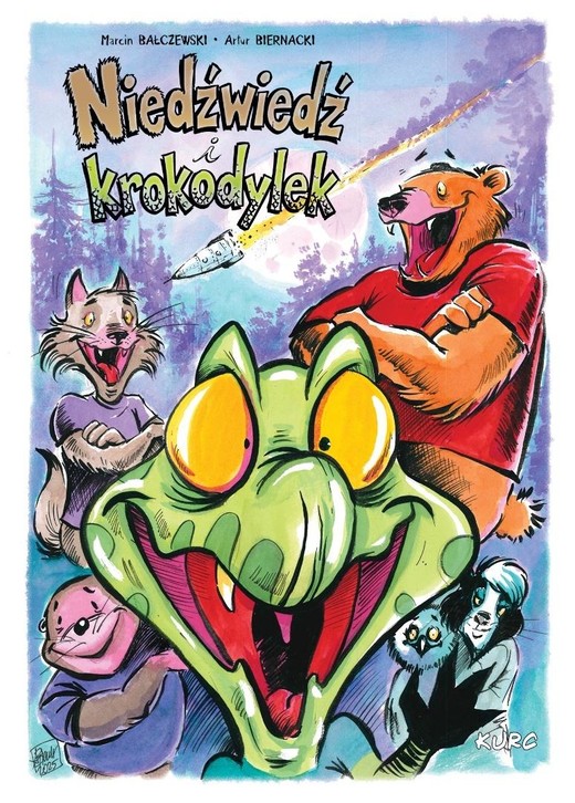 okładka Niedźwiedź i krokodylek książka | Artur Biernacki, Marcin Bałczewski