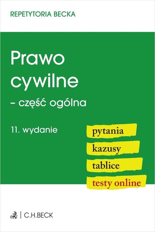 okładka Prawo cywilne - część ogólna w.12 książka | Praca Zbiorowa