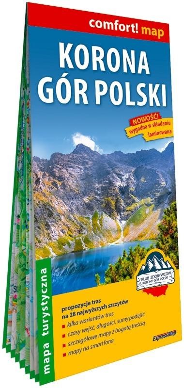 okładka Comfort! map Korona Gór Polski - mapa turystyczna książka | Praca Zbiorowa