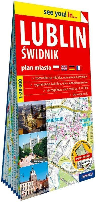 okładka Lublin, Świdnik - plan miasta 1:20 000 książka | Praca Zbiorowa
