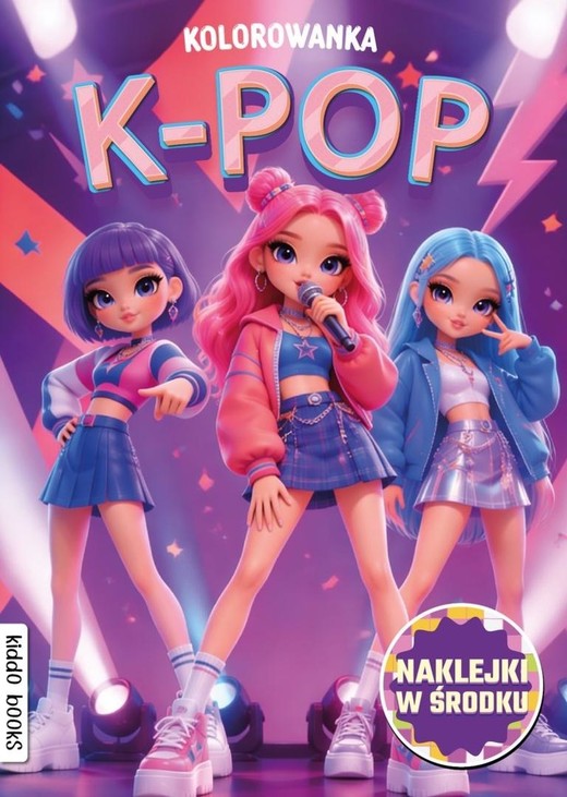 okładka Kolorowanka K-POP 1 książka | Opracowanie zbiorowe, Praca Zbiorowa