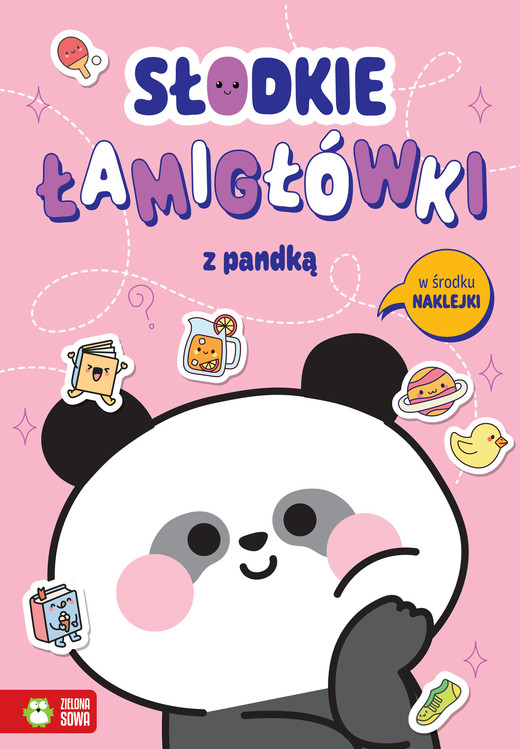 okładka Słodkie łamigłówki z pandką. Słodkie łamigłówki książka | Zuzanna Osuchowska