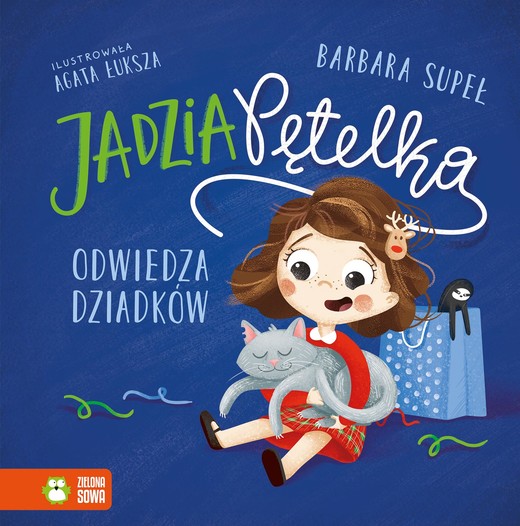 okładka Jadzia Pętelka odwiedza dziadków. Jadzia Pętelka książka | Barbara Supeł