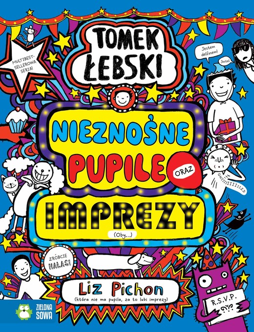 okładka Nieznośne pupile oraz imprezy (Oby…). Tomek Łebski książka | Pichon Liz