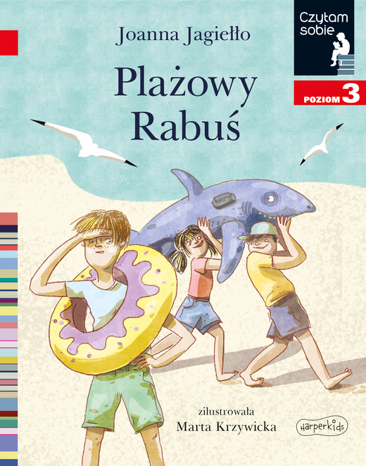 okładka Plażowy Rabuś. Czytam sobie. Poziom 3 książka | Joanna Jagiełło