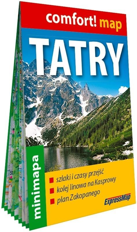 okładka Comfort! map Tatry 1:80 000 + Zakopane plan miasta książka | Praca Zbiorowa