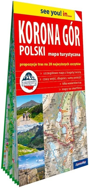 okładka See you! in... Korona Gór Polski mapa turystyczna książka | Praca Zbiorowa