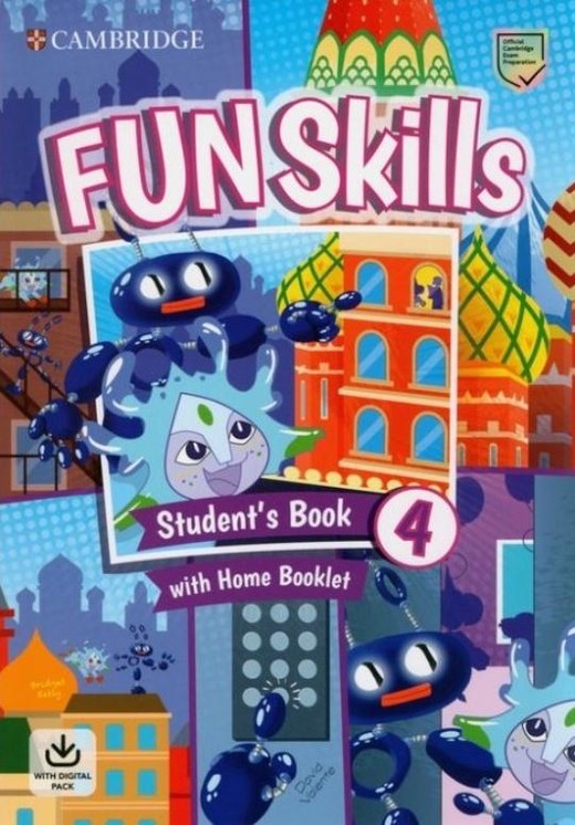 okładka Fun Skills 4 SB and Home Fun Booklet + online książka | Emily Hird