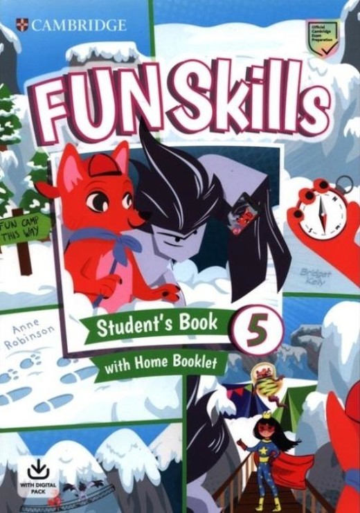 okładka Fun Skills 5 SB and Home Fun Booklet + online książka | Anne Robinson