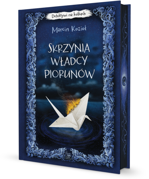 okładka Skrzynia Władcy Piorunów. Detektywi na kółkach. Tom 1 (ilustrowane brzegi) książka | Marcin Kozioł