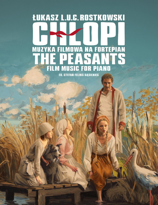 okładka Chłopi Muzyka filmowa na fortepian książka | Łukasz L.U.C.Rostkowski