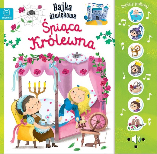 okładka Naciśnij i posłuchaj! Bajka dźwiękowa. Śpiąca królewna książka | Monika Basiejko