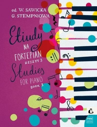 okładka Etiudy na fortepian z.3 książka | Sawicka Wiera