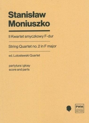 okładka II Kwartet smyczkowy F-dur książka | Moniuszko Stanisław