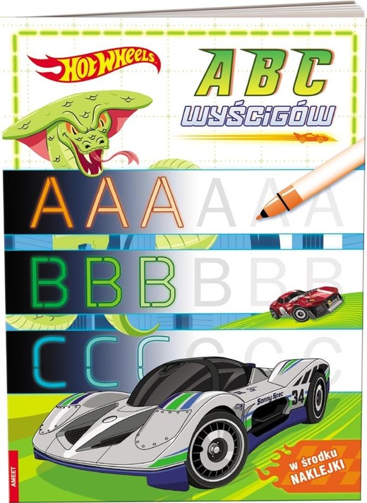 okładka Mattel Hot Wheels. ABC wyścigów książka | Praca Zbiorowa