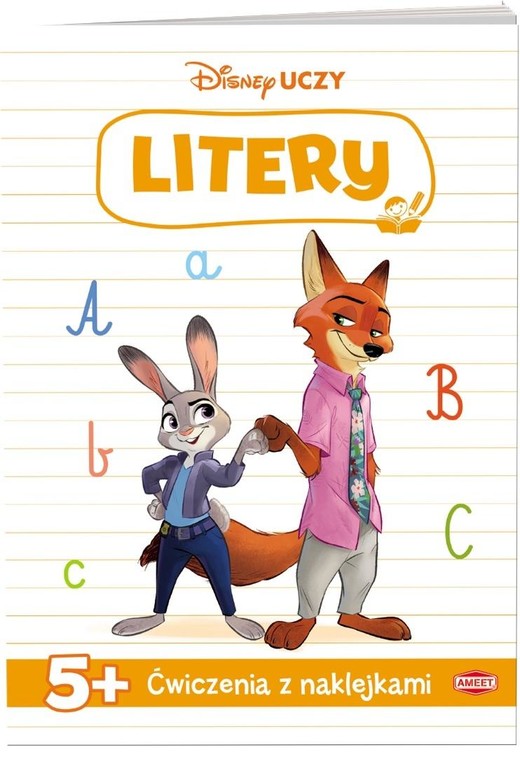 okładka Disney uczy Zwierzogród. Ćwiczenia z naklejkami... książka | Praca Zbiorowa