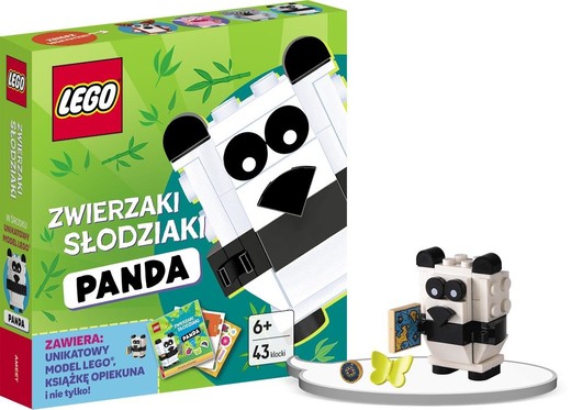 okładka Lego Master Brand. Zwierzaki Słodziaki. Panda książka | Praca Zbiorowa