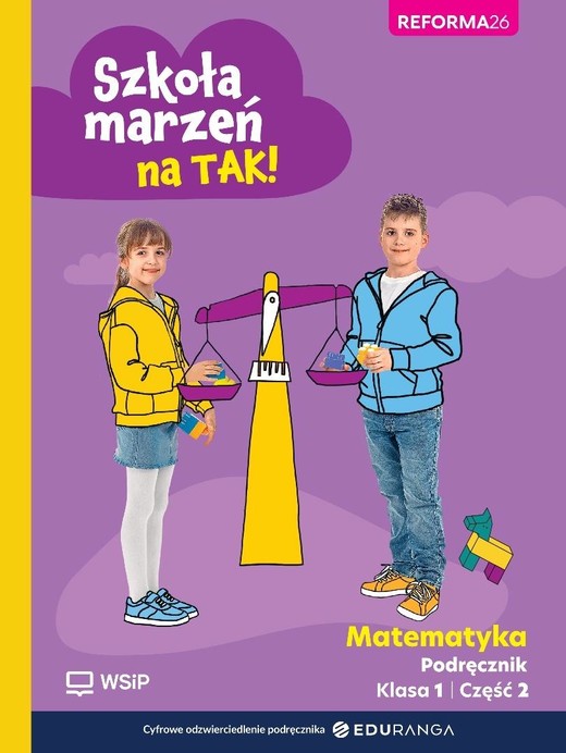 okładka Matematyka SP 1 Szkoła marzeń na TAK podr cz.2 książka | Praca Zbiorowa