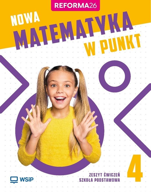 okładka Matematyka SP 4 Nowa matematyka w punkt ćwiczenia książka | Praca Zbiorowa
