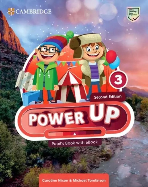 okładka Power Up 2ed Level 3 PB + online książka | Nixon Caroline, Tomlinson Michael