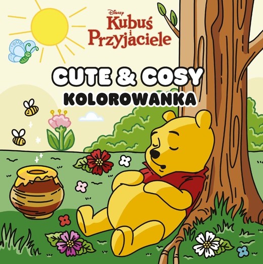 okładka Cute & Cosy Kolorowanka Disney Kubuś i przyjaciele książka | Emanuela Manello, Georgina Kyriacou, Marta Jednor