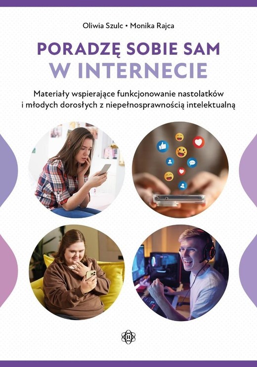 okładka Poradzę sobie sam w Internecie książka | Monika Rajca, Oliwia Szulc