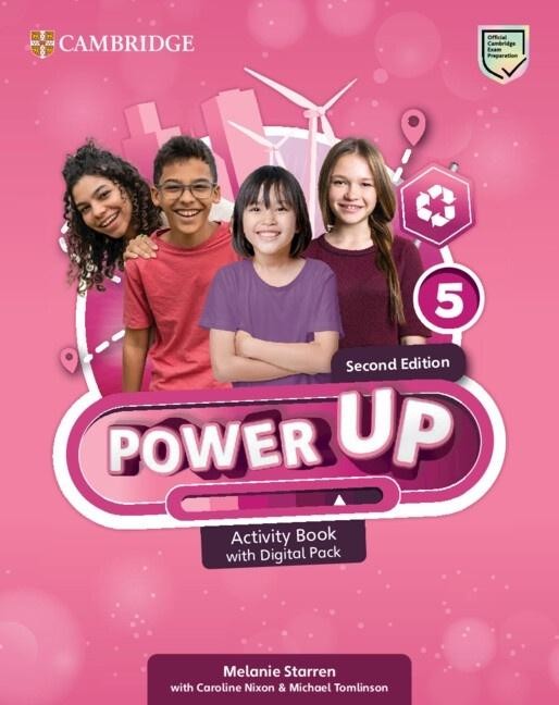 okładka Power Up 2ed Level 5 AB + online książka | Nixon Caroline, Starren Melanie, Tomlinson Michael