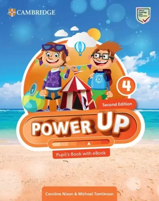 okładka Power Up 2ed Level 4 PB + online książka | Nixon Caroline, Tomlinson Michael