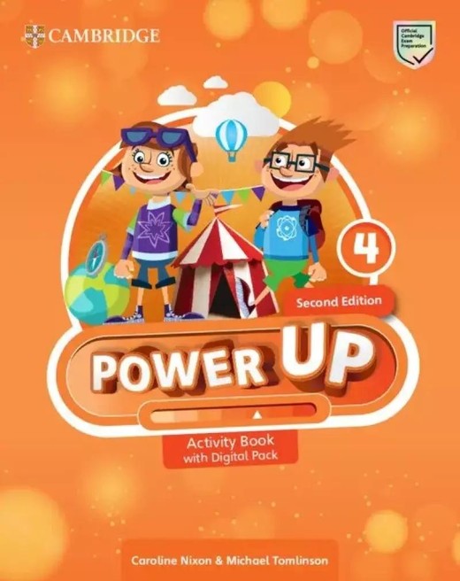 okładka Power Up 2ed Level 4 AB + online książka | Nixon Caroline, Tomlinson Michael