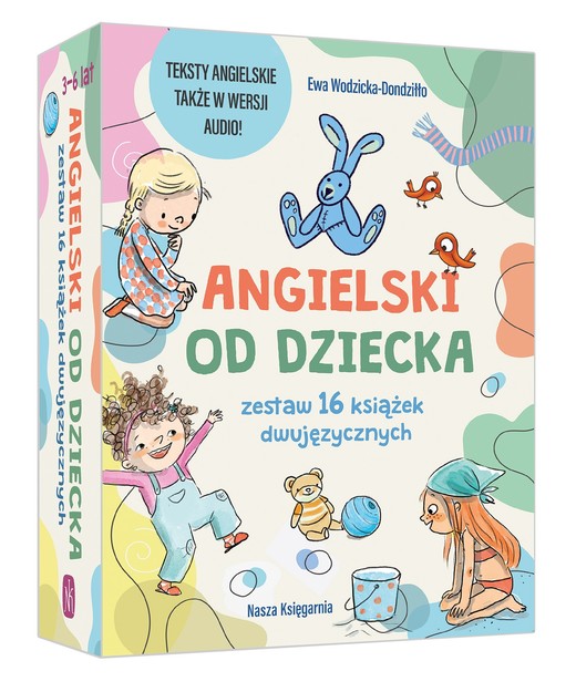 okładka Angielski od dziecka - zestaw 16 książek dwujęzycznych książka | Ewa Wodzicka-Dondziłło
