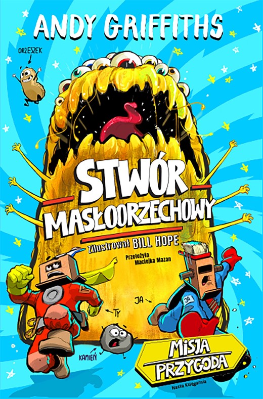 okładka Stwór masłoorzechowy książka | Andy Griffiths
