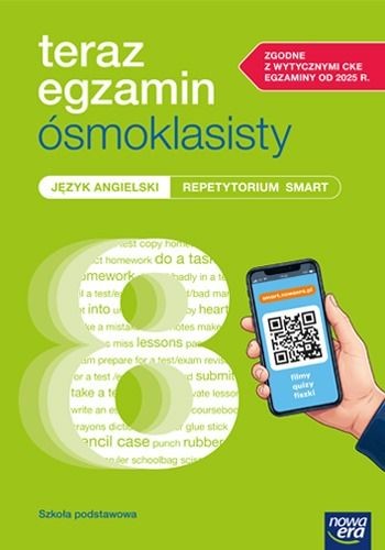 okładka Teraz Egzamin 2026-2027 język angielski repetytorium ósmoklasisty EXAM PREPARATION klasy 4-8 SMART książka | Niklewska Katarzyna, Rattenbury Nicholas
