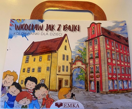 okładka Wrocław jak z bajki. Kolorowanki dla dzieci książka | Praca Zbiorowa