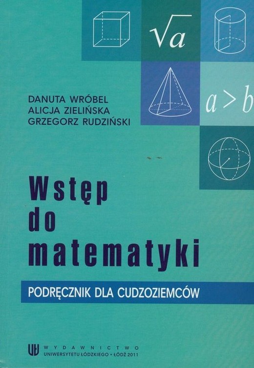 okładka Wstęp do matematyki. Podręcznik dla cudzoziemców książka | Zielińska Alicja, Danuta Wróbel
