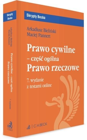 okładka Prawo cywilne - część ogólna. Prawo rzeczowe.. w.7 książka | Pannert Maciej, Bieliński ArkadiuszKrzysztof
