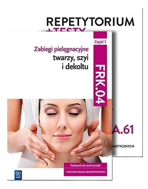 okładka Zabiegi Pielęgnacyjne Twarzy... cz.1 + Rep. Pakiet książka | Praca Zbiorowa
