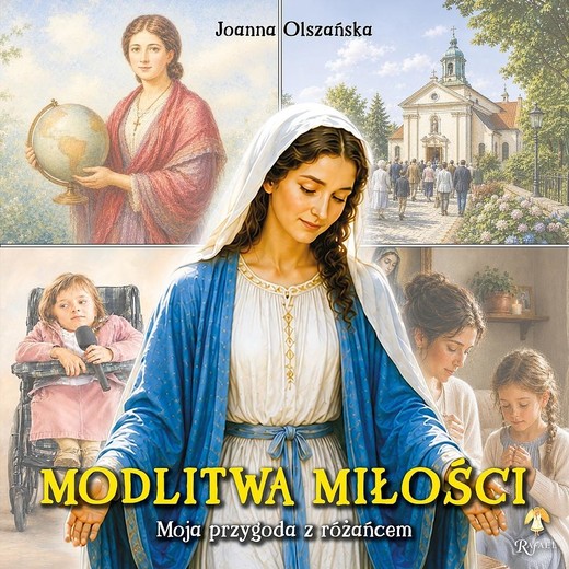 okładka Modlitwa miłości. Moja przygoda z różańcem książka | Joanna Olszańska