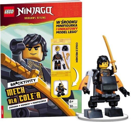 okładka Lego Ninjago. Mech dla Cole'a książka | Praca Zbiorowa