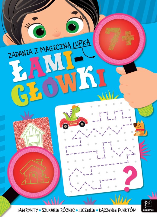 okładka Zadania z magiczną lupką. ŁAMIGŁÓWKI 7+ książka | Agnieszka Bator