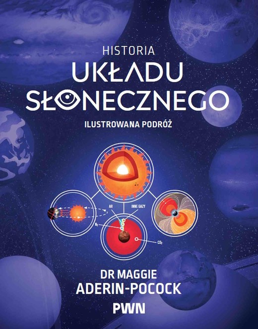 okładka Historia Układu Słonecznego książka | Aderin-Pocock Maggie, Simon Guerrier
