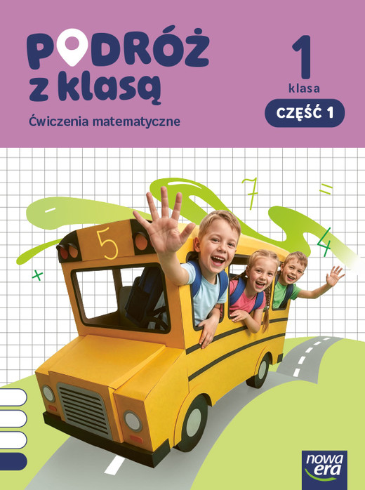 okładka PODRÓŻ Z KLASĄ Zeszyt ćwiczeń matematyka klasa 1 część 1 EDYCJA 2026 książka | Bożena Gepert, Małgorzata Kwil, Sobolewska Joanna