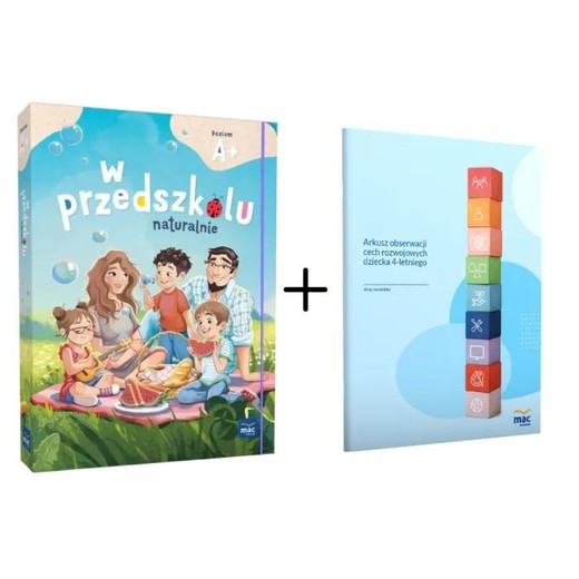 okładka Superpakiet W przedszkolu naturalnie Poziom A+... książka | Małgorzata Krajewska, Małgorzata Patoka