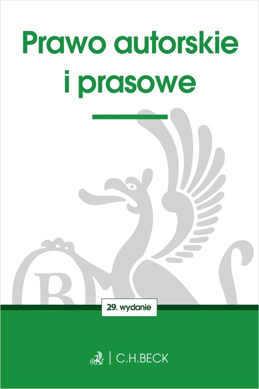 okładka Prawo autorskie i prasowe wyd. 29 książka | Opracowanie zbiorowe